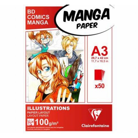 BLOK A3 MANGA ILLUSTRATION 50S 100G