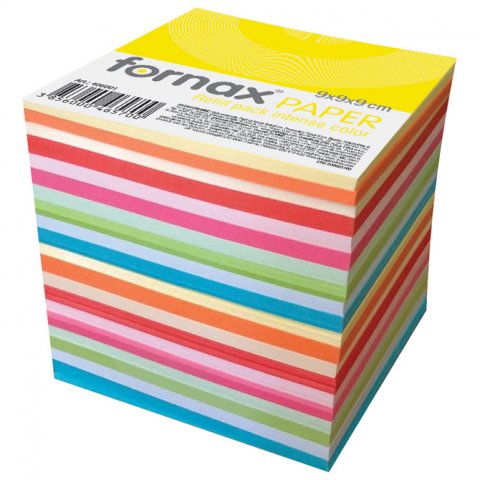 PAPIR ZA KOCKU 9X9X9 CM LJEPLJENI SPECTRA FOR. BOJA