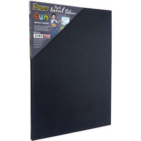 PLATNO NAPETO 25X35 CM BRONS CRNO