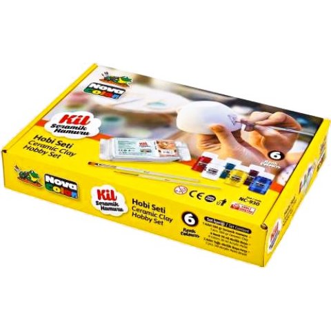 SET HOBBY GLINA+AKRIL+KIST