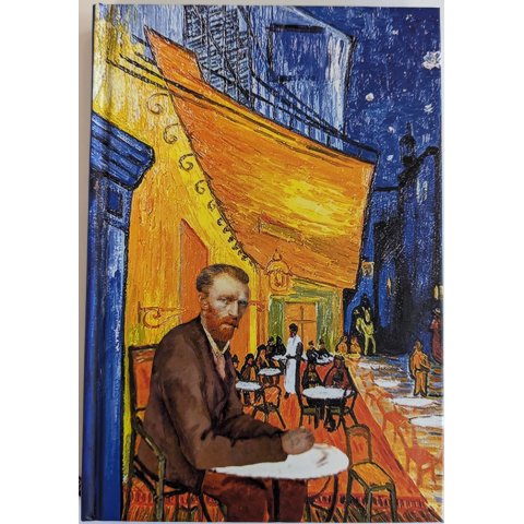 D.NOTES A5/D V.VAN GOGH AT CAFE