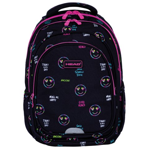 RUKSAK ŠKOLSKI NOTEBOOK ANATOMSKI SMILE SPARKLE SHINE HEAD