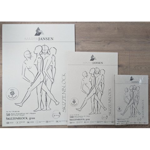 Blok za skiciranje 110g,reciklirani papir